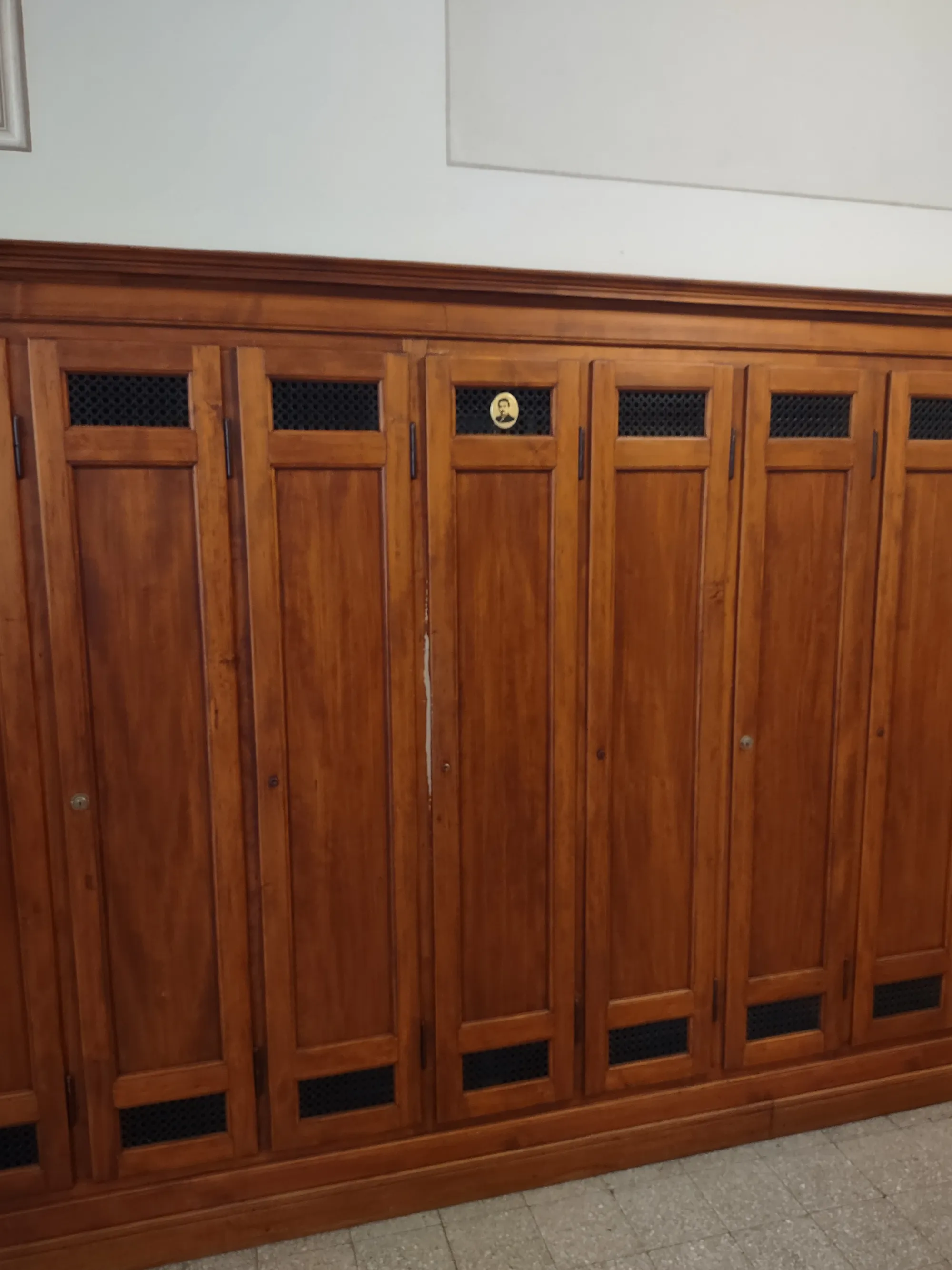 Photo of Einstein's locker at ETH Zurich.